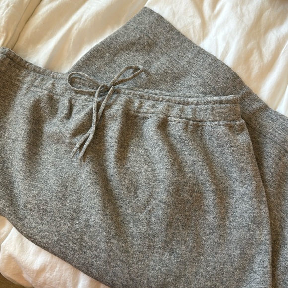 Vince Cashmere Wool blend gray sweater skirt L - Picture 2 of 5